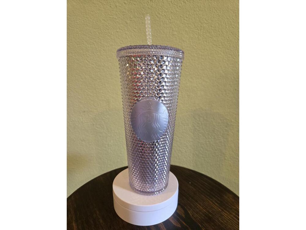 Starbucks Platinum Silver Studded Tumbler